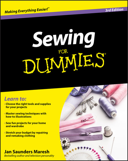 Sewing For Dummies 3e (Paperback / softback) 9780470623206