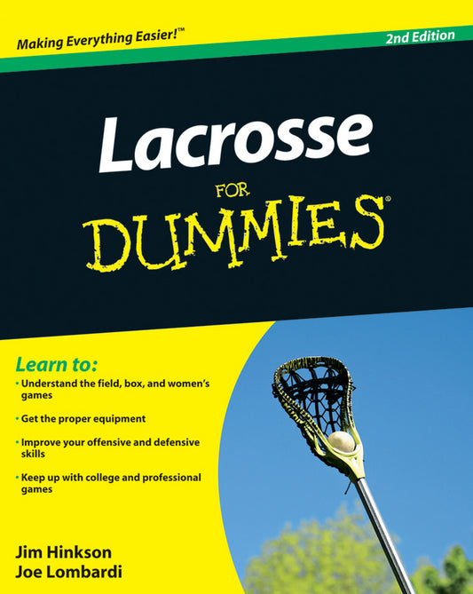 Lacrosse For Dummies 2e (Paperback / softback) 9780470738559
