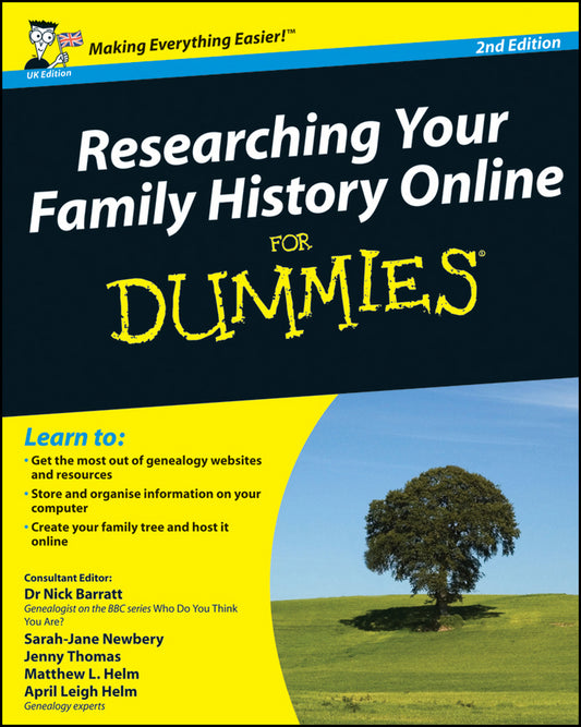 Researching Your Family History Online For Dummies 2e (Paperback / softback) 9780470745359