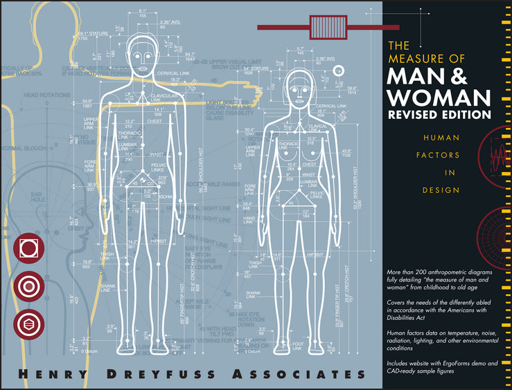 The Measure of Man and Woman – Human Factors in Design Revised Edition +CD (Hardback) 9780471099550
