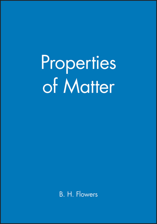 Properties of Matter (Paperback / softback) 9780471264989