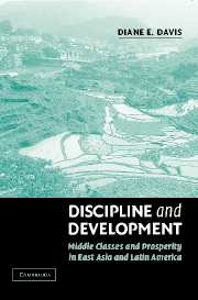 Discipline and Development; Middle Classes and Prosperity in East Asia and Latin America (Hardback) 9780521807487