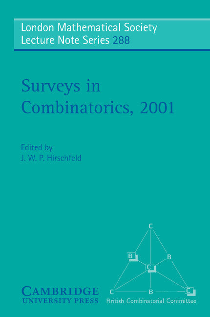 Surveys in Combinatorics, 2001 (Paperback) 9780521002707