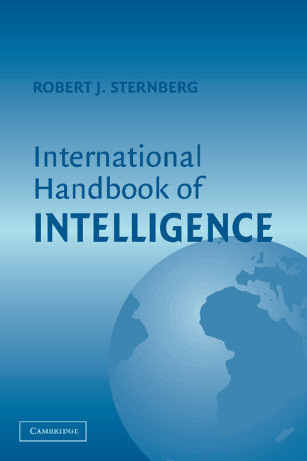 International Handbook of Intelligence (Paperback) 9780521004022