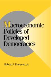 Macroeconomic Policies of Developed Democracies (Hardback) 9780521802949