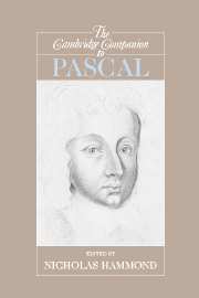 The Cambridge Companion to Pascal (Hardback) 9780521809245