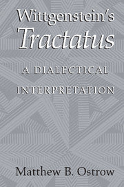 Wittgenstein's Tractatus; A Dialectical Interpretation (Hardback) 9780521809368
