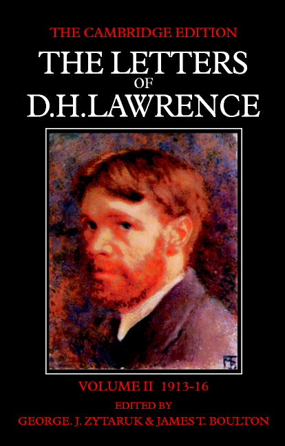 The Letters of D. H. Lawrence (Paperback) 9780521006927