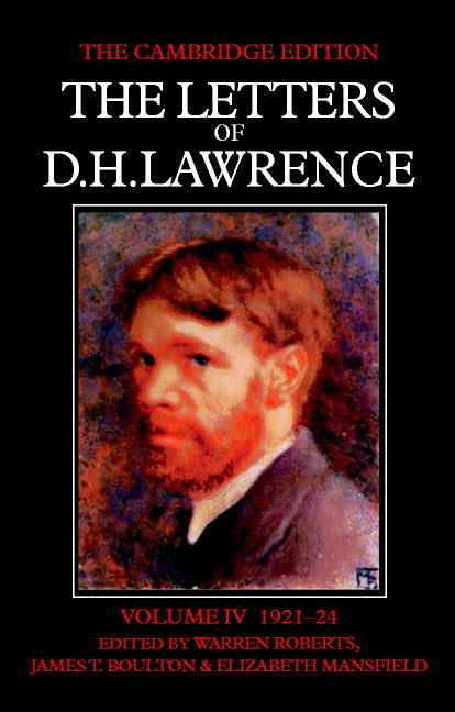 The Letters of D. H. Lawrence (Paperback) 9780521006958