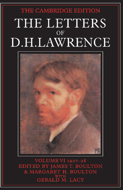 The Letters of D. H. Lawrence (Paperback) 9780521006989