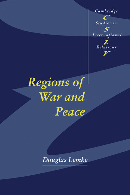 Regions of War and Peace (Paperback) 9780521007726
