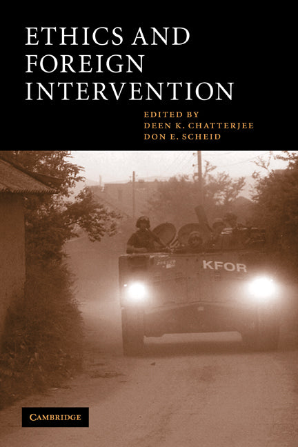 Ethics and Foreign Intervention (Paperback) 9780521009041