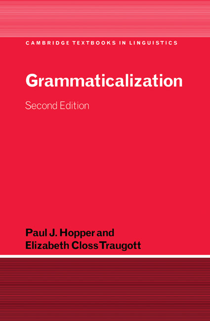Grammaticalization (Hardback) 9780521009485