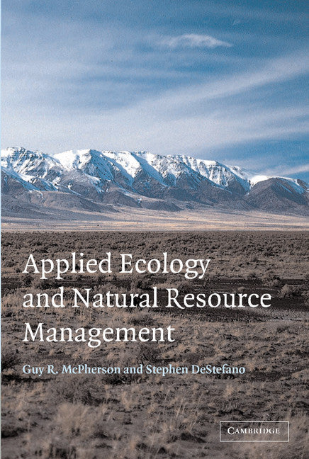 Applied Ecology and Natural Resource Management (Paperback) 9780521009751