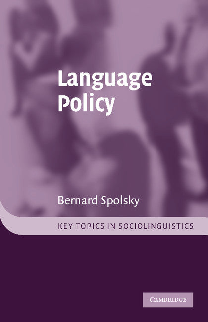 Language Policy (Paperback) 9780521011754