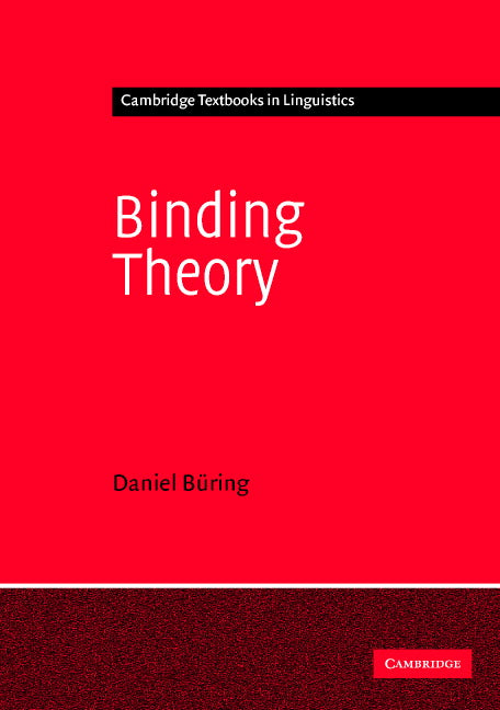 Binding Theory (Paperback) 9780521012225