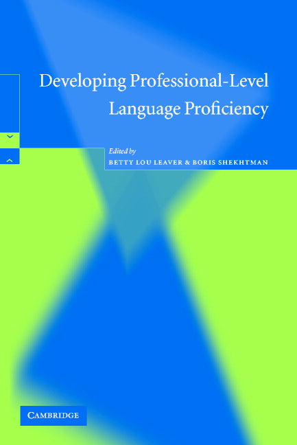 Developing Professional-Level Language Proficiency (Paperback) 9780521016858