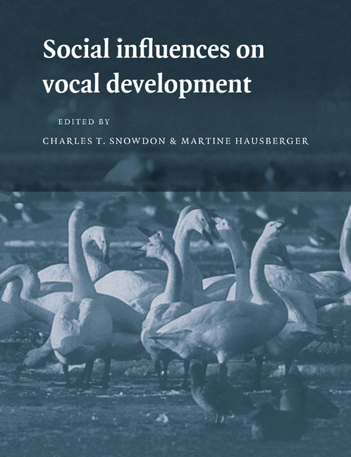 Social Influences on Vocal Development (Paperback) 9780521017978