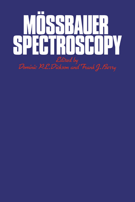 Mössbauer Spectroscopy (Paperback) 9780521018104