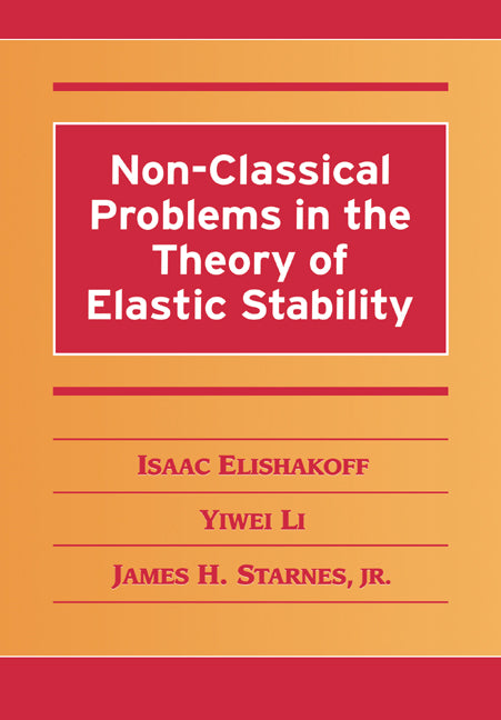 Non-Classical Problems in the Theory of Elastic Stability (Paperback / softback) 9780521020107