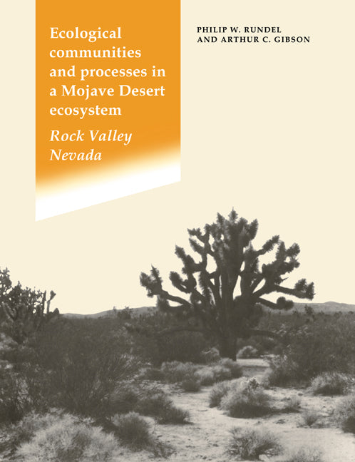 Ecological Communities and Processes in a Mojave Desert Ecosystem (Paperback / softback) 9780521021418