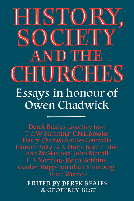 History Society Church (Paperback / softback) 9780521021890