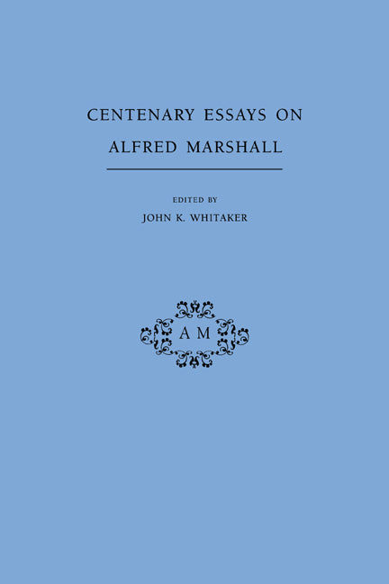 Centenary Essays on Alfred Marshall (Paperback / softback) 9780521022262