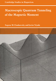 Macroscopic Quantum Tunneling of the Magnetic Moment (Hardback) 9780521474047