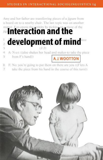 Interaction and the Development of Mind (Paperback / softback) 9780521022668