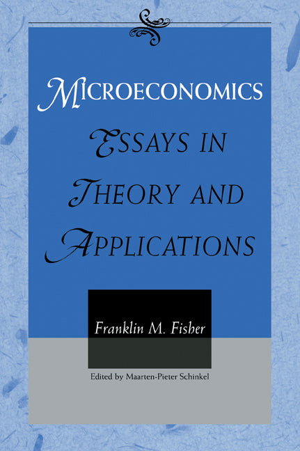 Microeconomics; Essays in Theory and Applications (Paperback / softback) 9780521023290