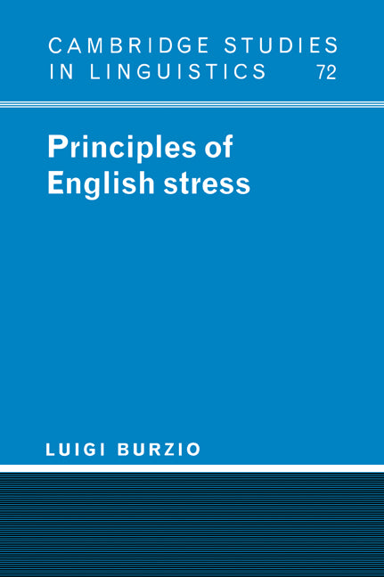 Principles of English Stress (Paperback / softback) 9780521023801