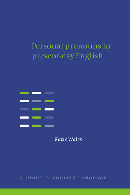Personal Pronouns in Present-Day English (Paperback / softback) 9780521025034