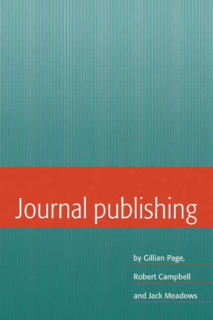 Journal Publishing (Paperback / softback) 9780521027687