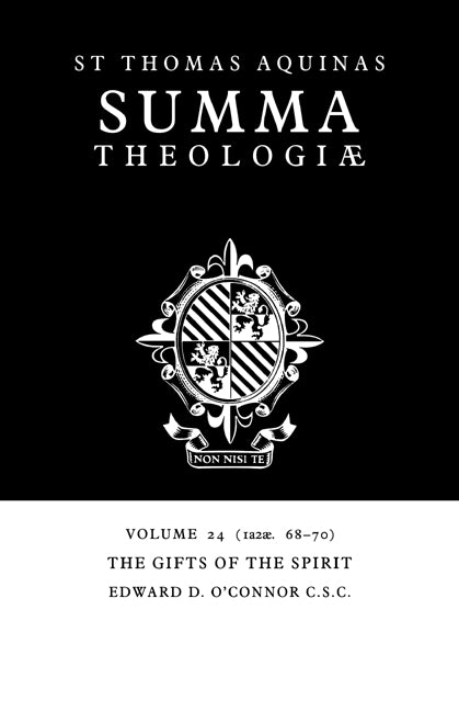 Summa Theologiae: Volume 24, The Gifts of the Spirit; 1a2ae. 68-70 (Paperback / softback) 9780521029322