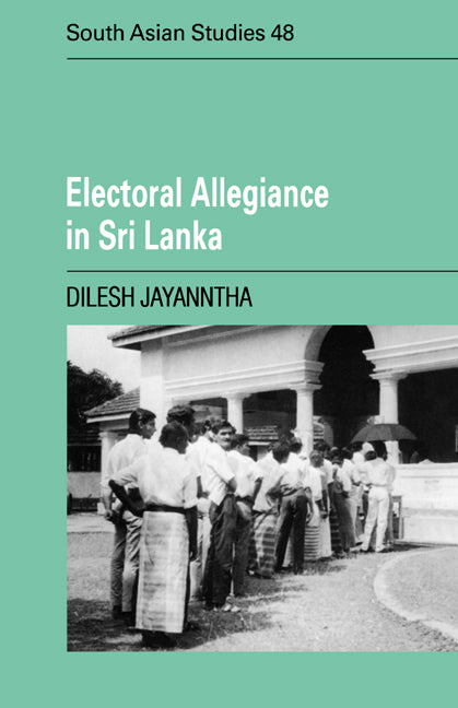 Electoral Allegiance in Sri Lanka (Paperback / softback) 9780521029759