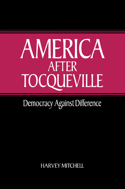 America after Tocqueville; Democracy against Difference (Paperback / softback) 9780521030243