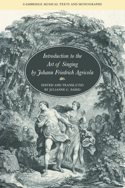 Introduction to the Art of Singing by Johann Friedrich Agricola (Paperback / softback) 9780521031011