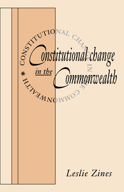 Constitutional Change in the Commonwealth (Paperback / softback) 9780521031097