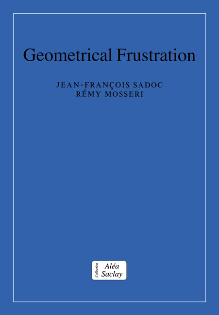 Geometrical Frustration (Paperback / softback) 9780521031875