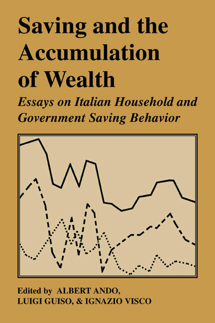 Saving and the Accumulation of Wealth; Essays on Italian Household and Government Saving Behavior (Paperback / softback) 9780521032230