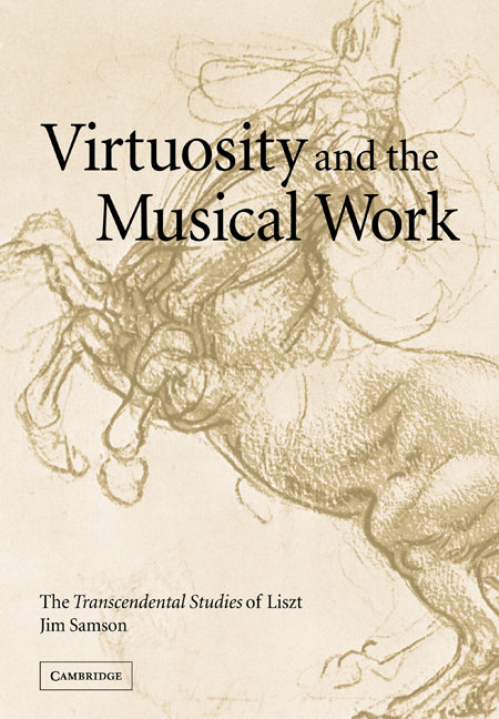 Virtuosity and the Musical Work; The Transcendental Studies of Liszt (Paperback / softback) 9780521036047