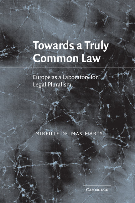 Towards a Truly Common Law; Europe as a Laboratory for Legal Pluralism (Paperback / softback) 9780521036160