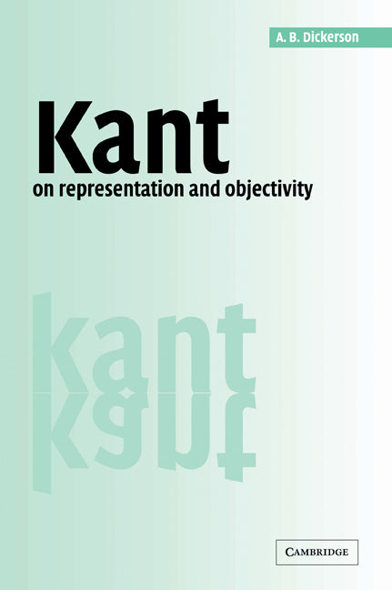 Kant on Representation and Objectivity (Paperback / softback) 9780521037198