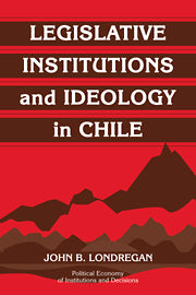 Legislative Institutions and Ideology in Chile (Hardback) 9780521770842