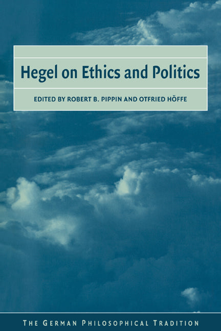 Hegel on Ethics and Politics (Paperback / softback) 9780521037624