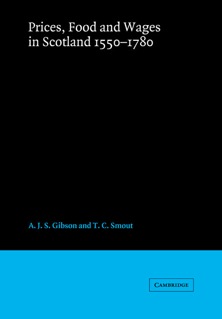 Prices, Food and Wages in Scotland, 1550–1780 (Paperback / softback) 9780521037808