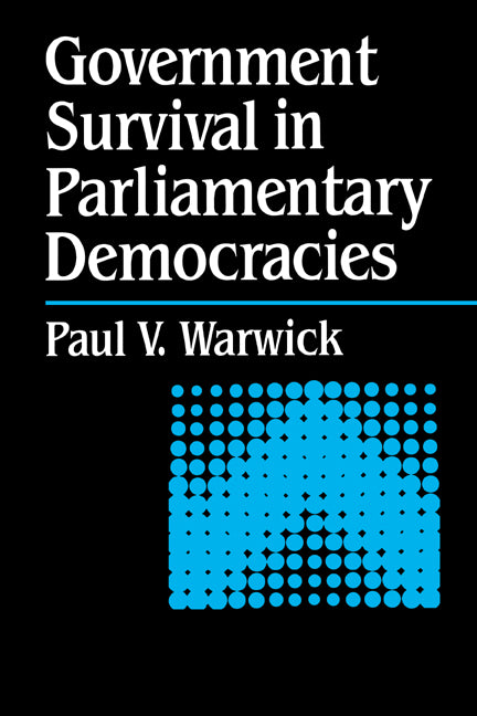 Government Survival in Parliamentary Democracies (Paperback / softback) 9780521038317