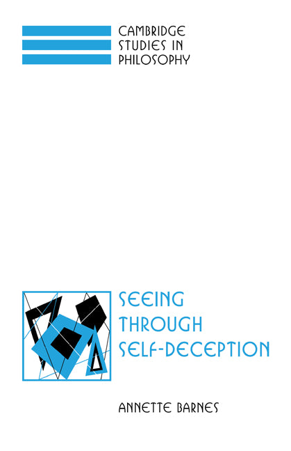 Seeing through Self-Deception (Paperback / softback) 9780521038775