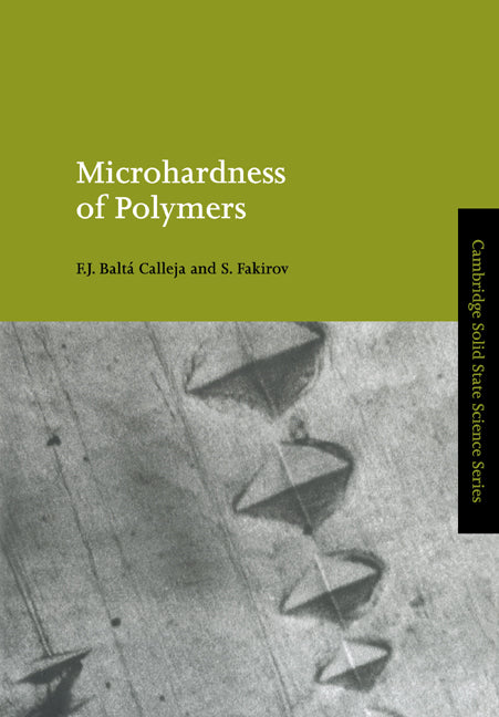 Microhardness of Polymers (Paperback / softback) 9780521041829