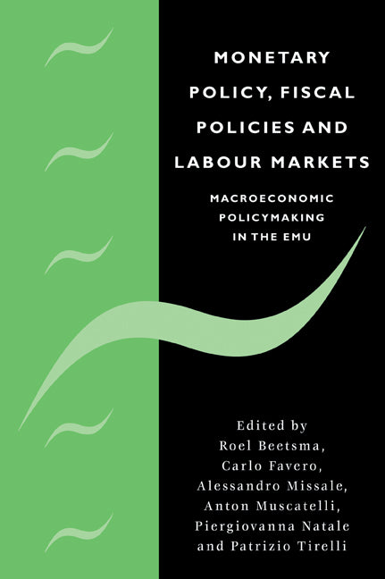 Monetary Policy, Fiscal Policies and Labour Markets; Macroeconomic Policymaking in the EMU (Paperback / softback) 9780521041836